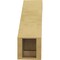 Ekena Millwork 5-inch W x 14-inch D x 14-inch H Imperial Rough Cedar Woodgrain TimberThane Knee Brace, Primed BRCUR05X14X14IMPRCPR - alternate 4